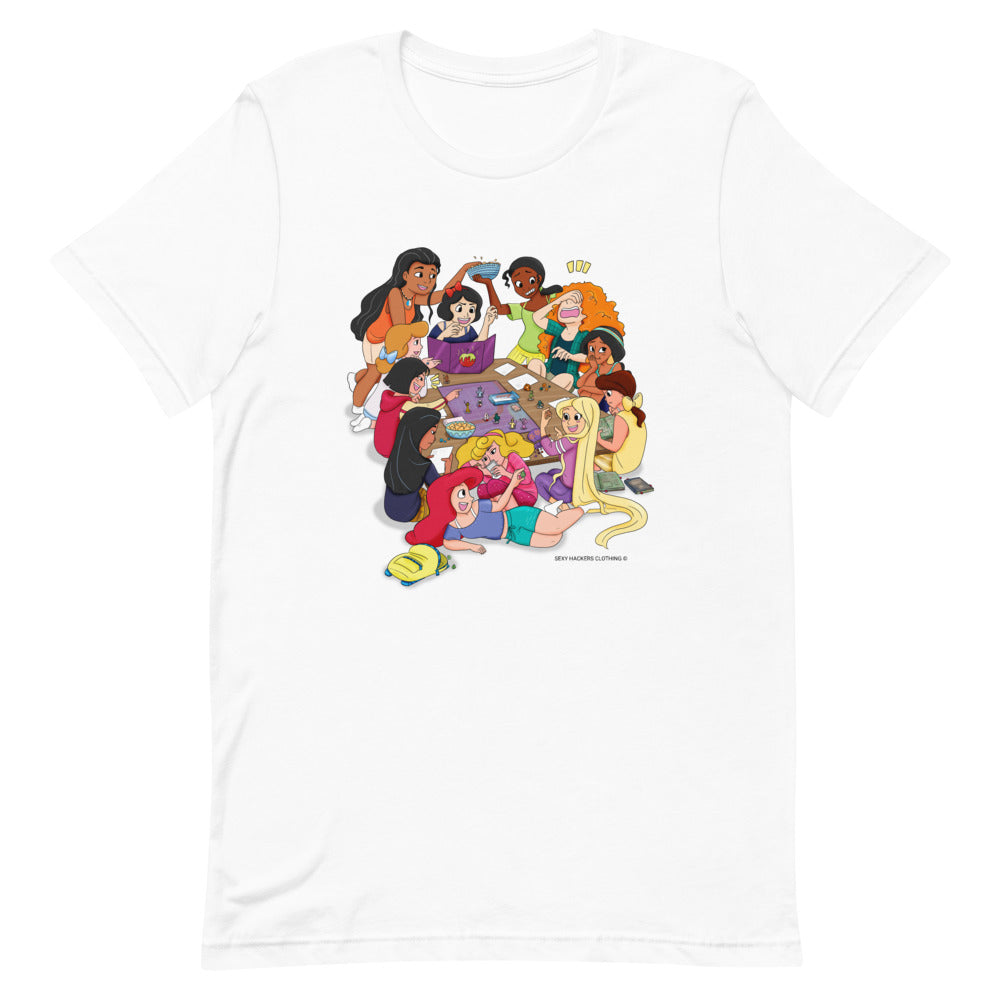 Disney Princesses and DND Unisex T-shirt