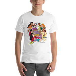 Disney Princesses and DND Unisex T-shirt