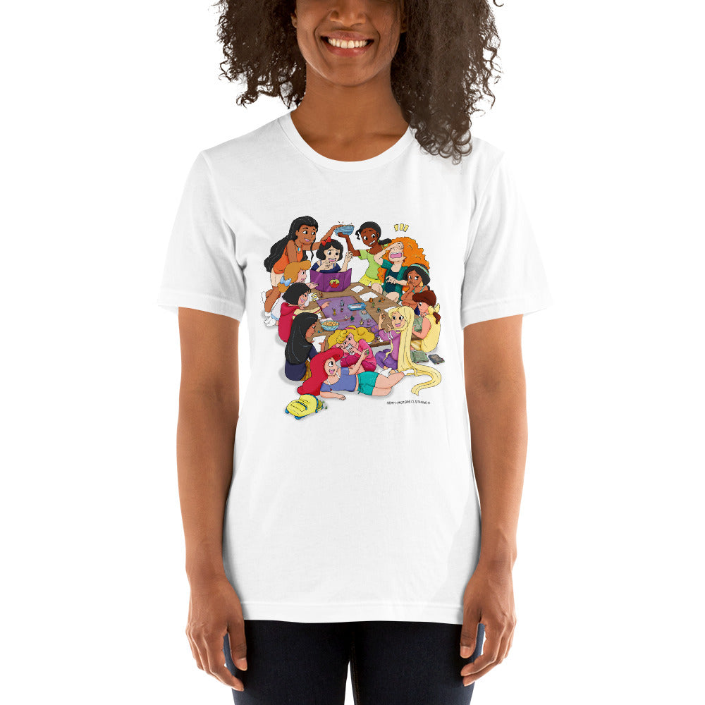 Disney Princesses and DND Unisex T-shirt