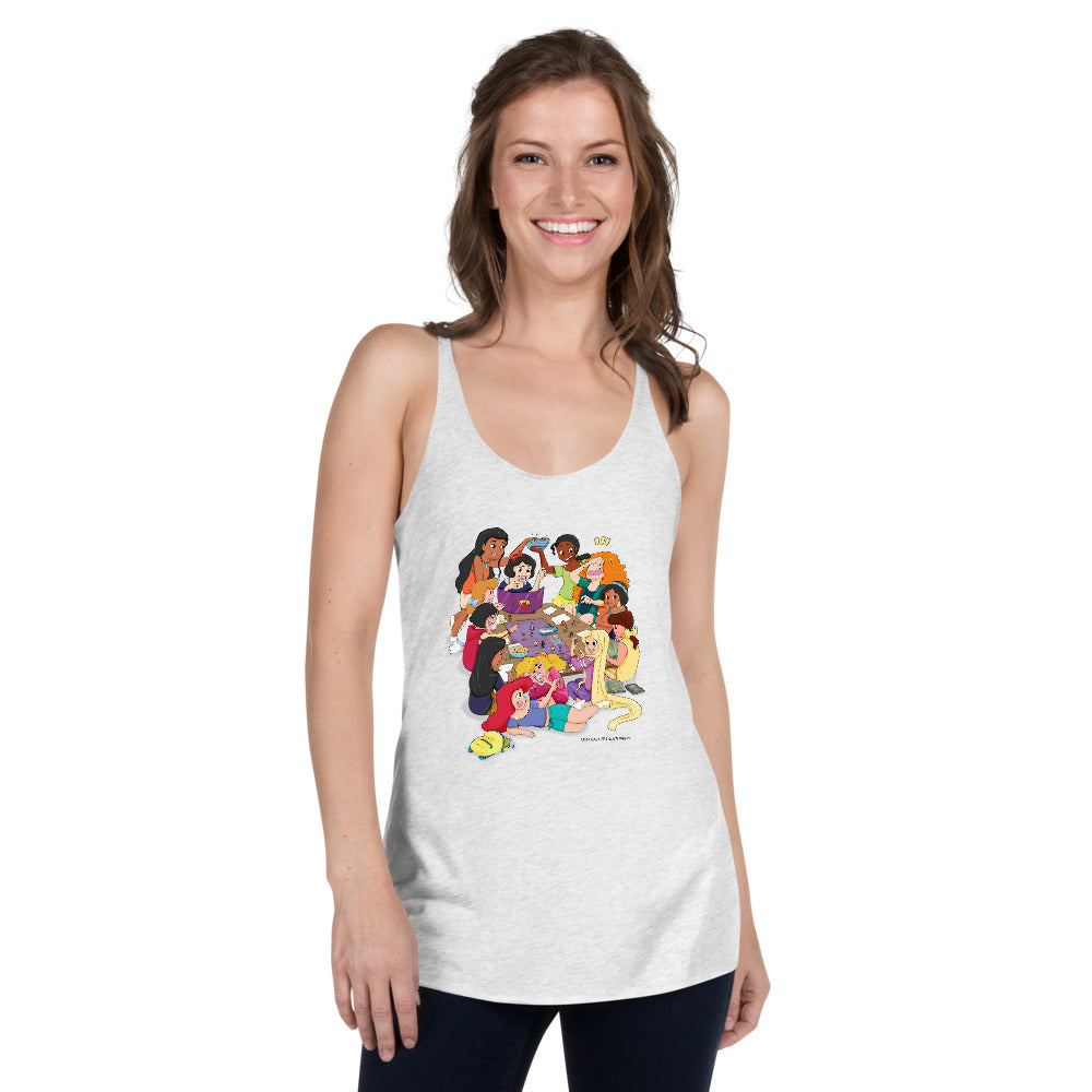 Women's Disney Princesses Keywords Racerback Tank Top – Fifth Sun