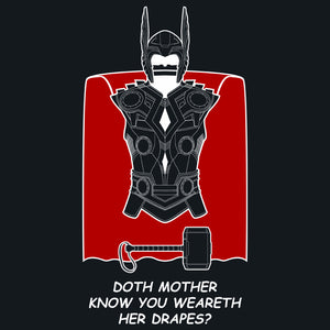 Avengers Doth Mother Know Unisex T-Shirt by Sexy Hackers