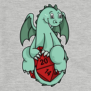 Cute Baby Dragon 20-Sided Die Unisex Hoodie
