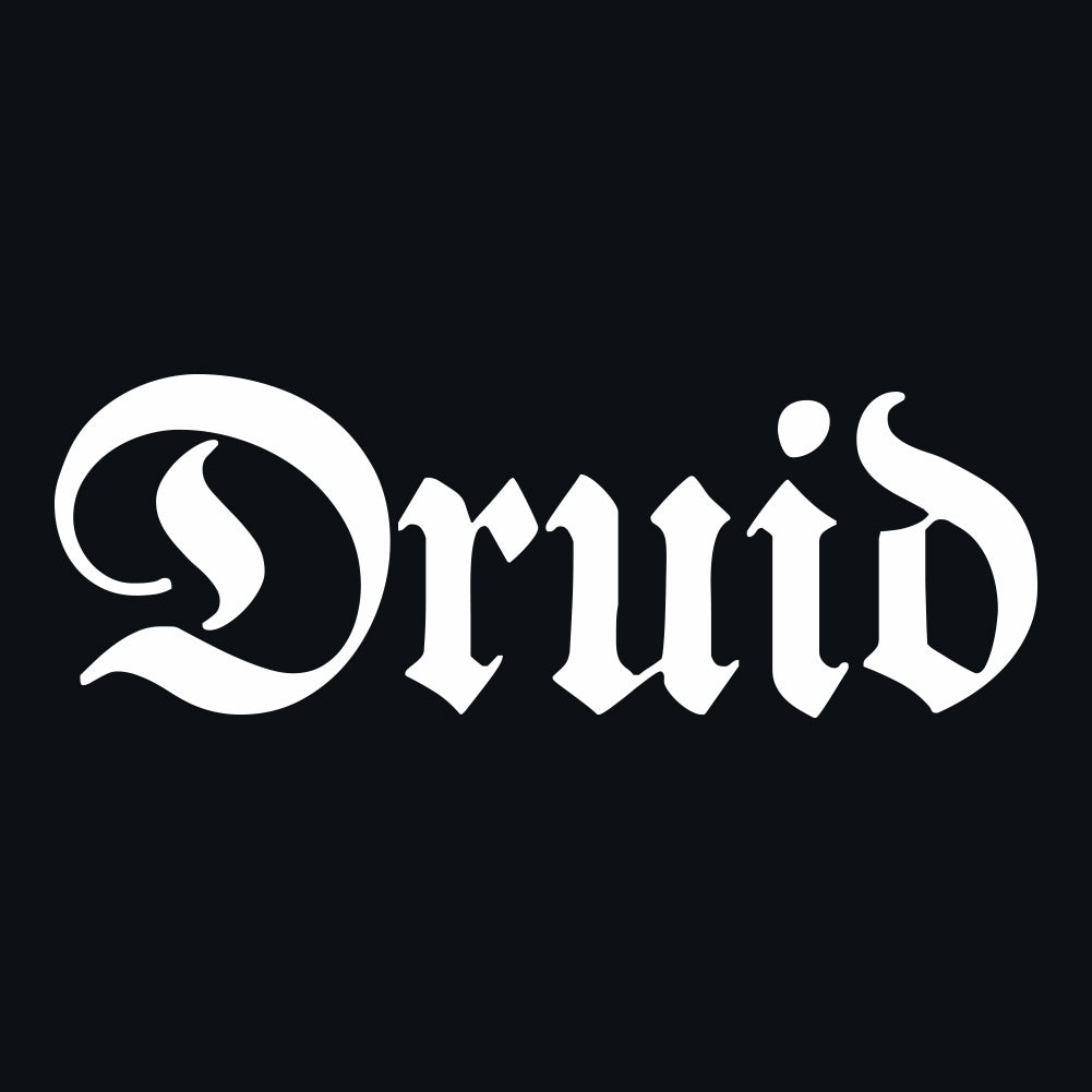 Druid RPG Fantasy Class Large Title Unisex T-Shirt
