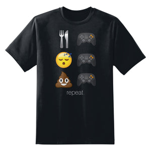 Eat Game Sleep Game Poop Game Repeat Unisex T-Shirt