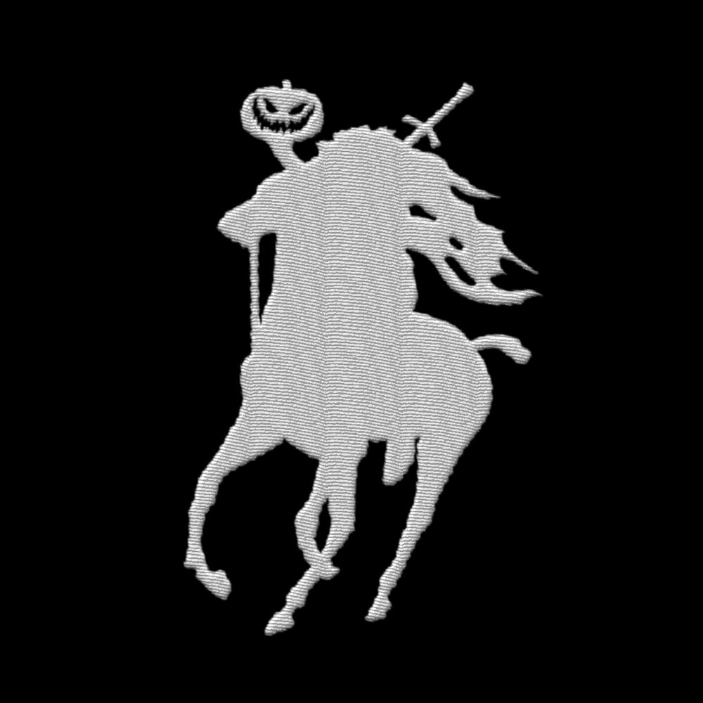 Sleepy Ralph Embroidered Headless Horseman Unisex Polo Shirt