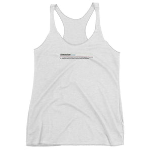 Feminism Definition Women's Racer-back Tank-top