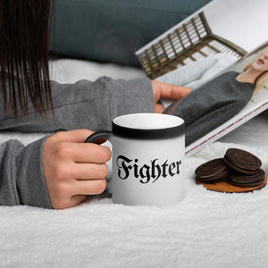 Fighter RPG Character Class Color-Changing Coffee Mug