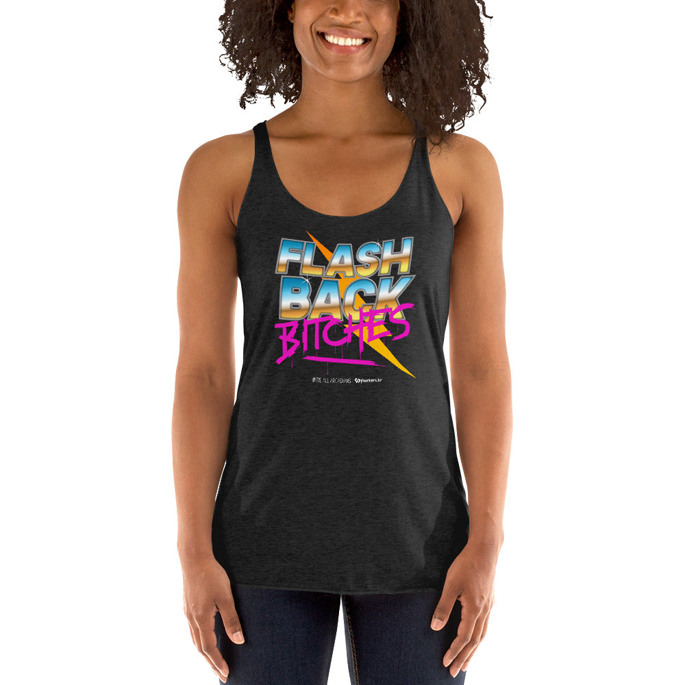 Flashback Bitches Women's Racer-back Tank-top