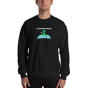 Flat Earth Alien Unisex Sweatshirts