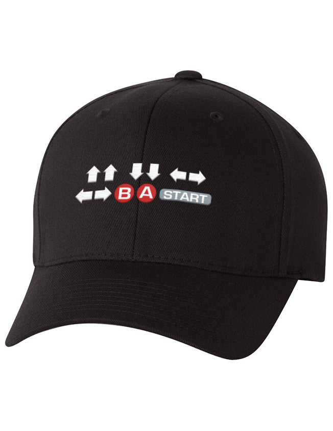 Flexfit - Contra Cheat Code Hat - ⇧⇧⇩⇩⇦⇨⇦⇨ Ⓑ Ⓐ  START  - 1