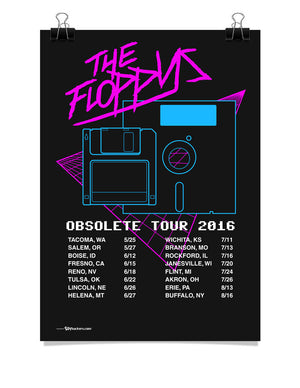 Poster - The Floppys Obsolete Tour  - 1