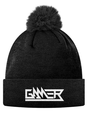 Pom Pom Knit Cap - Gamer 
