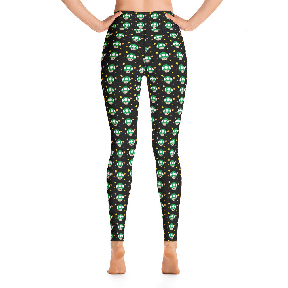 Mario Mushroom Yoga Leggings