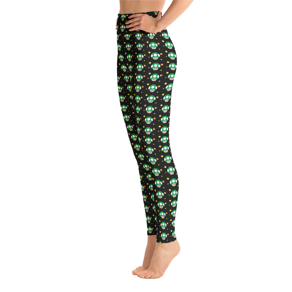 Mario Mushroom Yoga Leggings
