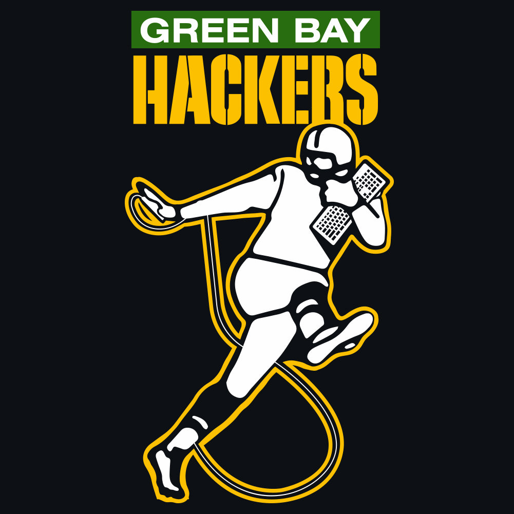 Green Bay Hackers Women's Sheer Racer-back Tank-top