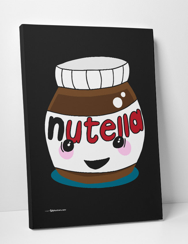 Happy Nutella Jar Canvas