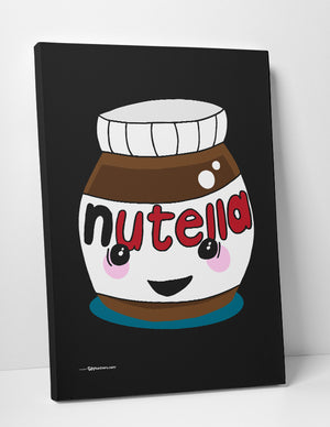 Happy Nutella Jar Canvas