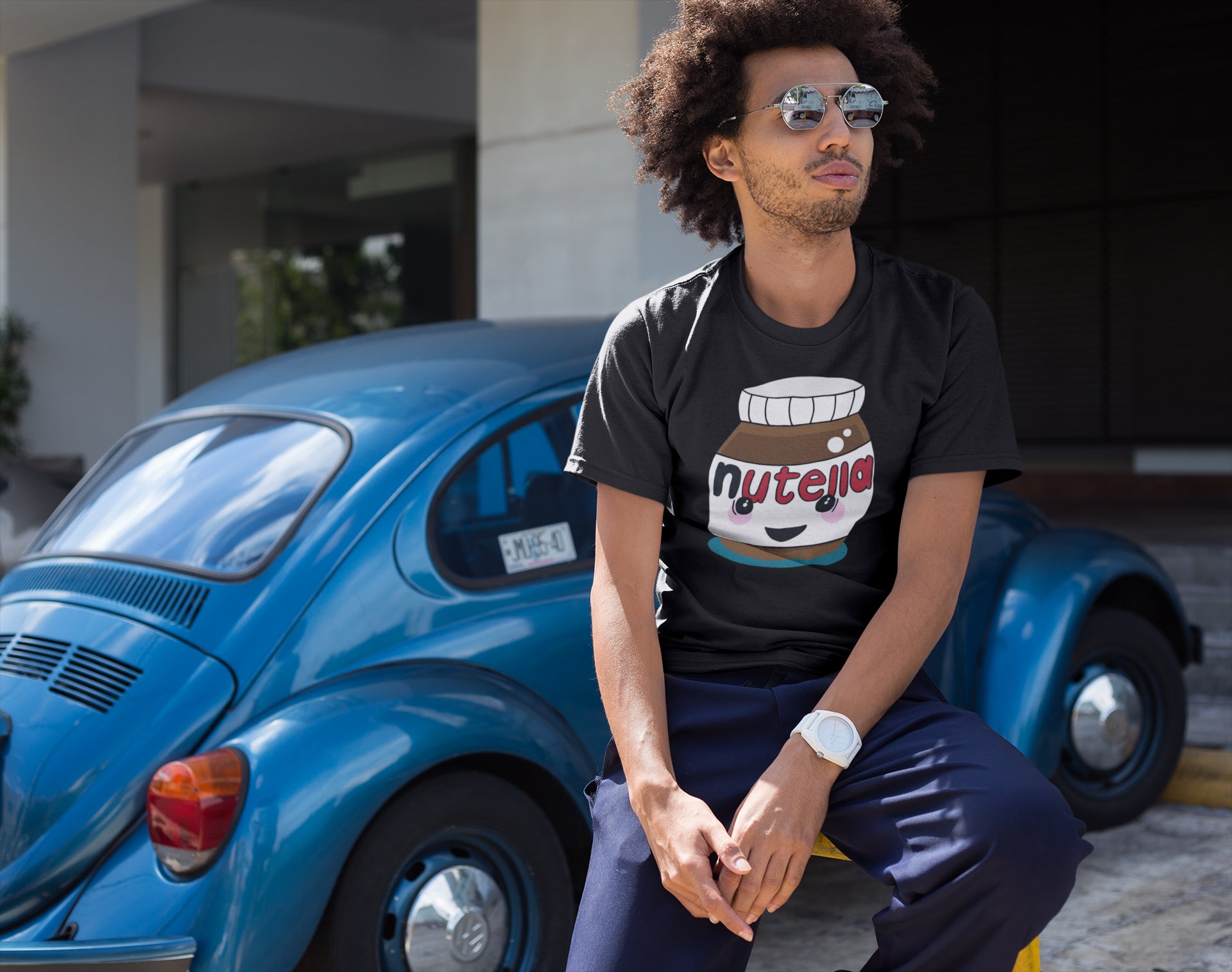 Happy Nutella Jar Unisex T-Shirt