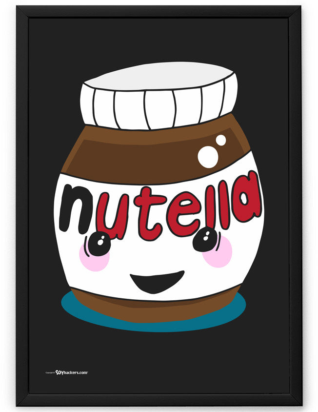 Happy Nutella Jar Poster