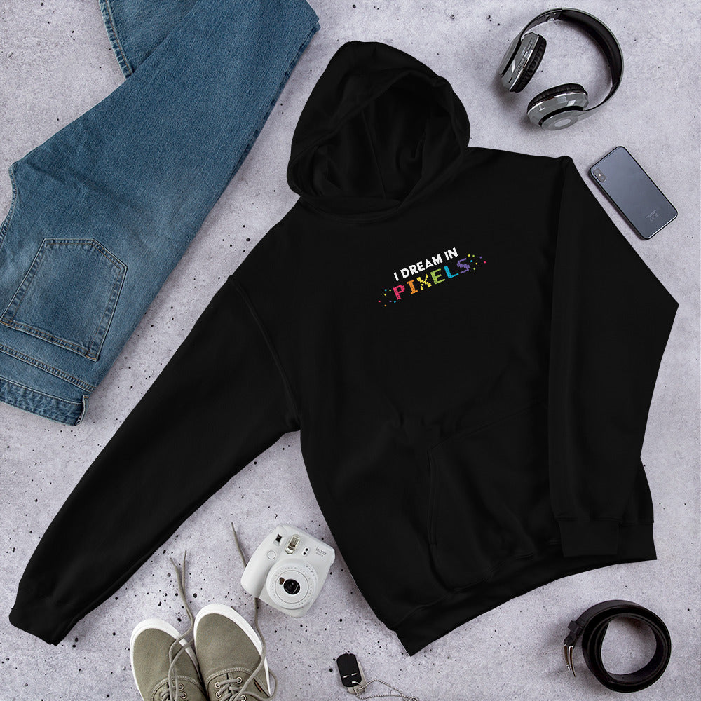 I Dream In Pixels Unisex Hoodies