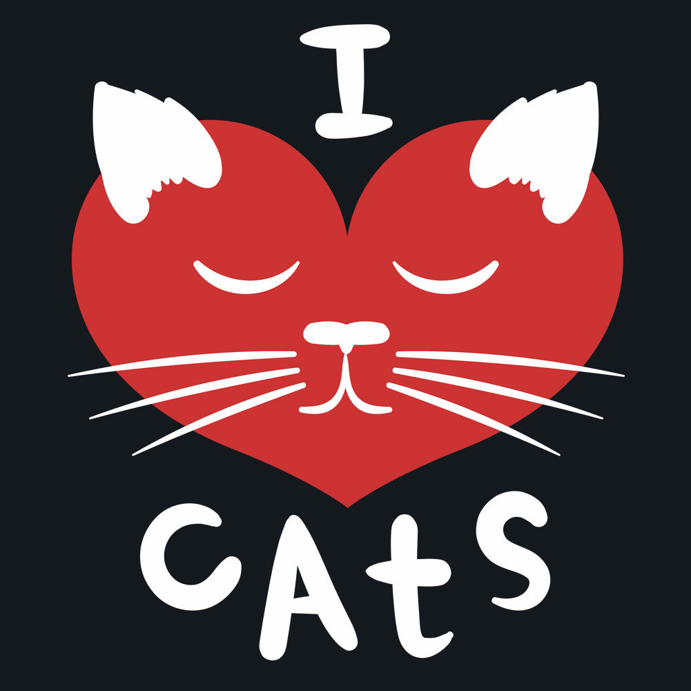 I Love Cats Unisex T-Shirt by Sexy Hackers