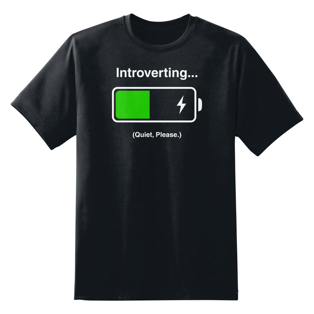 Introverting Quiet Please Funny Unisex T-Shirt