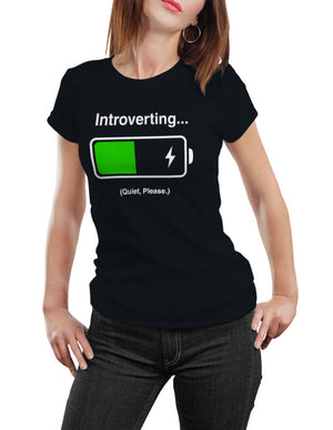 Shirt - INTROVERTING... Quiet Please.  - 3