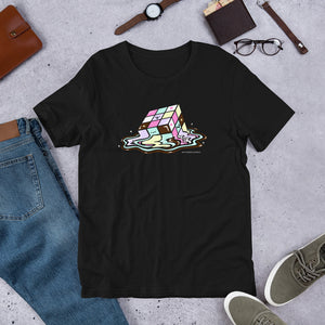 Kawaii Melting Rubix Cube Unisex T-shirt