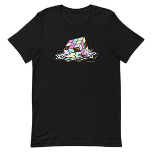 Kawaii Melting Rubix Cube Unisex T-shirt