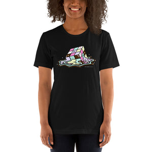 Kawaii Melting Rubix Cube Unisex T-shirt