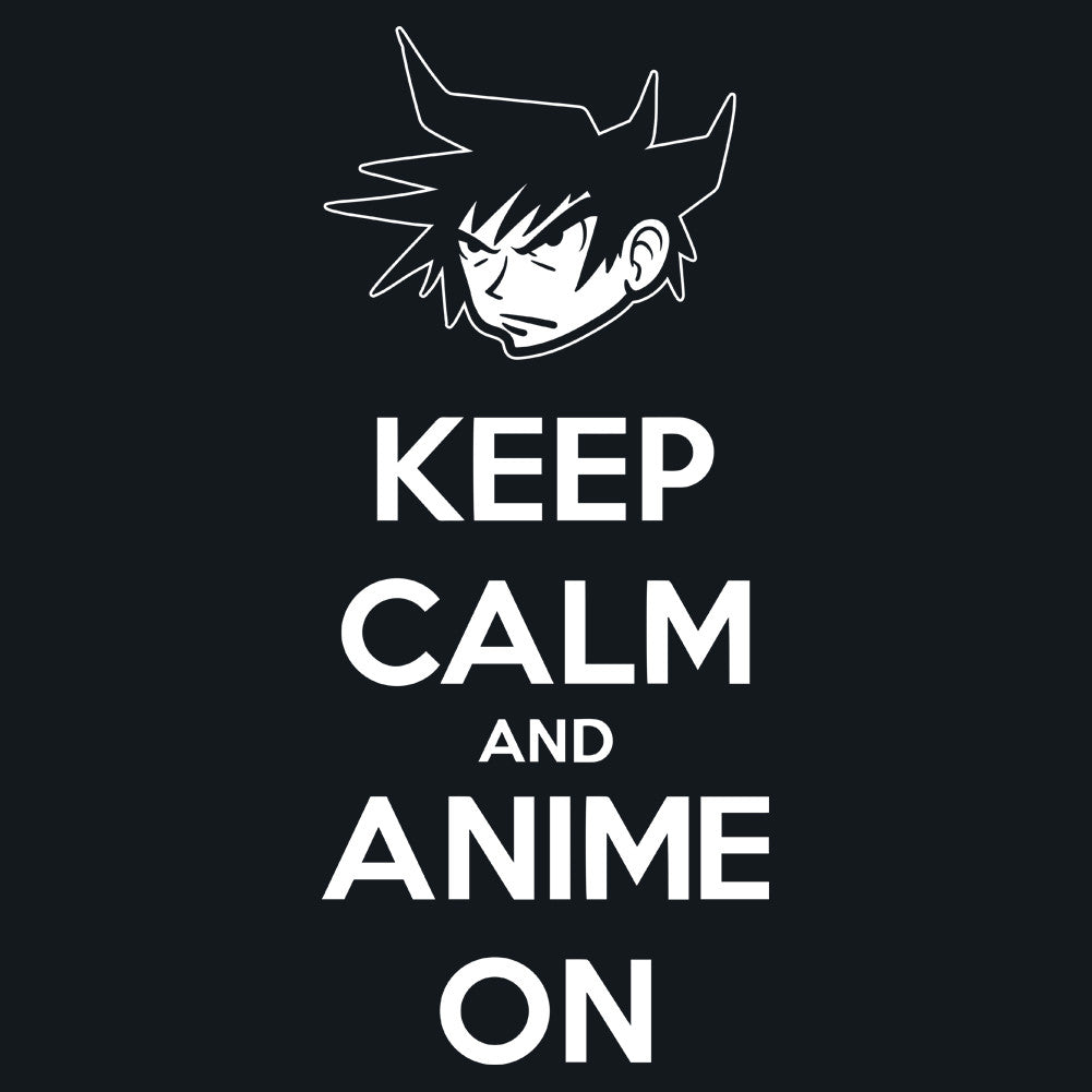 Keep Calm and Anime On Unisex T-Shirt by Sexy Hackers