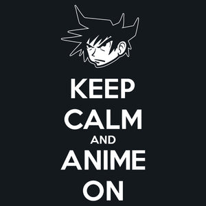 Keep Calm and Anime On Unisex T-Shirt by Sexy Hackers