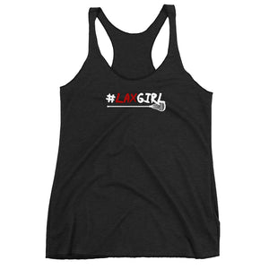 LAX Girl Womens Racer-back Tank-top