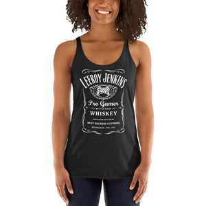 Leeroy Jenkins Women's Racer-back Tank-top