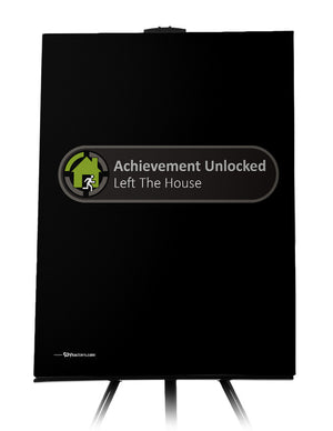X-Box Achievement Unlocked Left the House Canvas