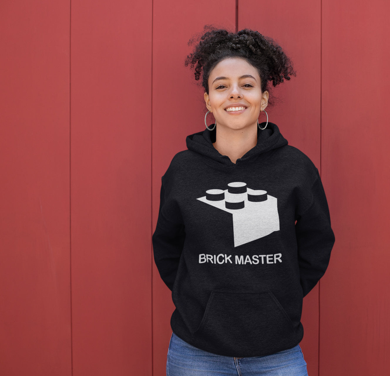 Lego Brick Master Unisex Hoodie by Sexy Hackers