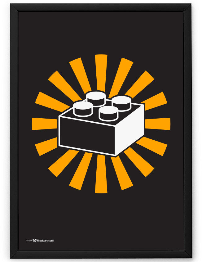 Lego Piece Poster