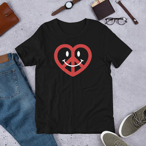 Love, Peace, & Happiness Unisex T-shirt