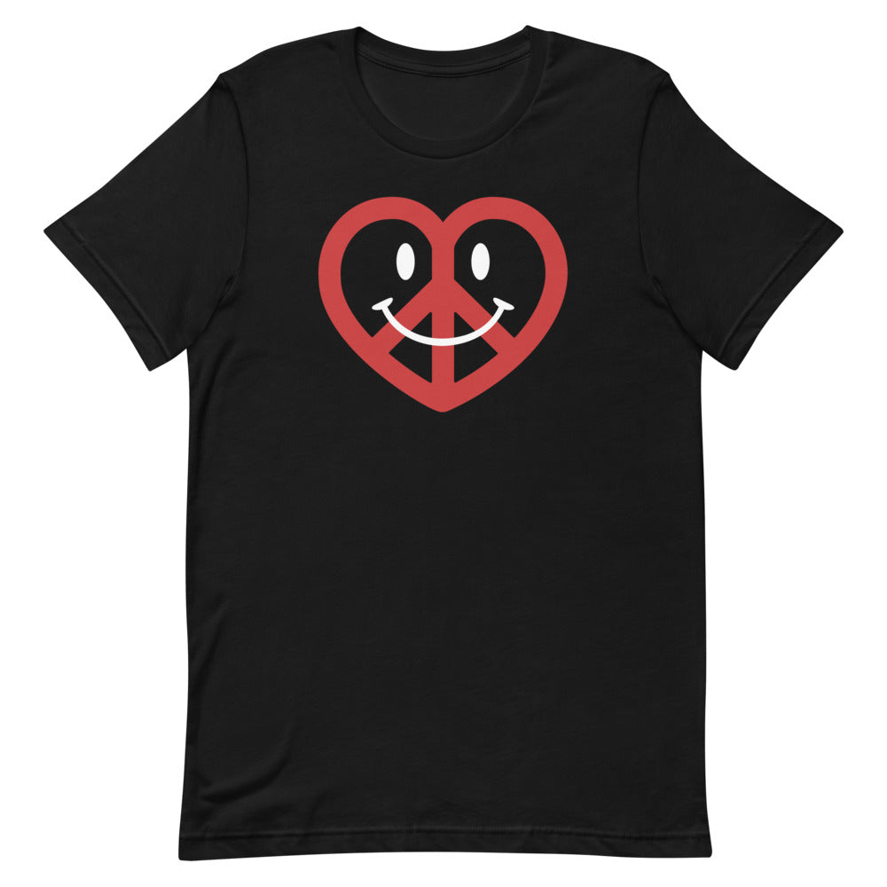 Love, Peace, & Happiness Unisex T-shirt – Sexy Hackers Clothing Inc.