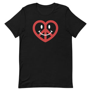 Love, Peace, & Happiness Unisex T-shirt