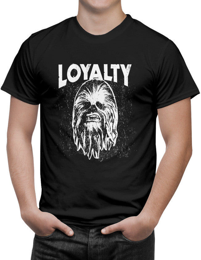 Shirt - Star Wars Force Awakens Loyalty Chewie Adult T-Shirt For Jedi Masters  - 3