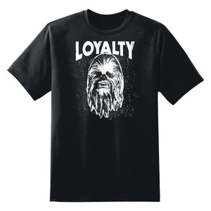 Star Wars Force Awakens Loyalty Chewie Adult T-Shirt For Jedi Masters