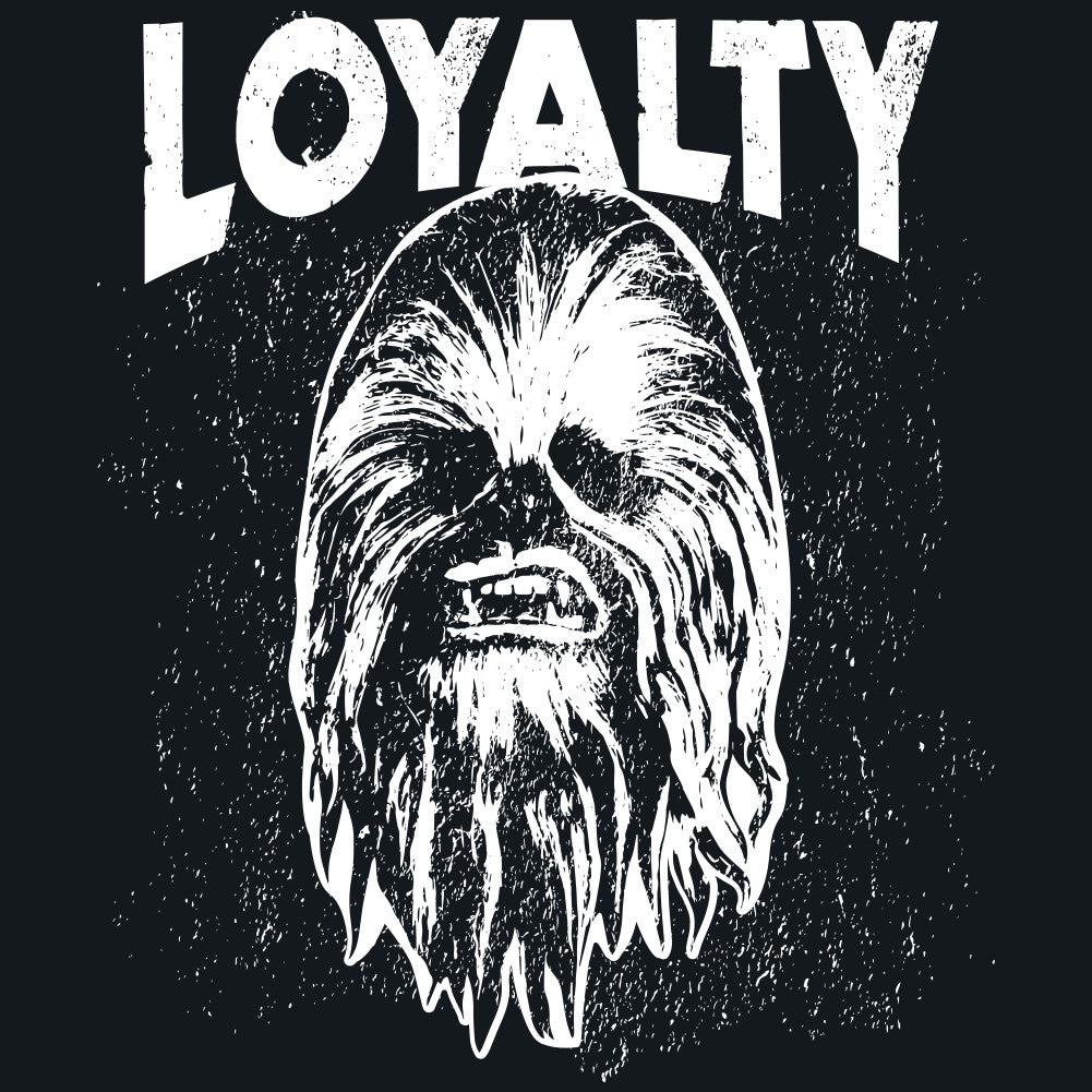 Star Wars Force Awakens Loyalty Chewie Adult T-Shirt For Jedi Masters