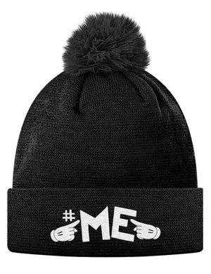 Pom Pom Knit Cap - #ME  - 1