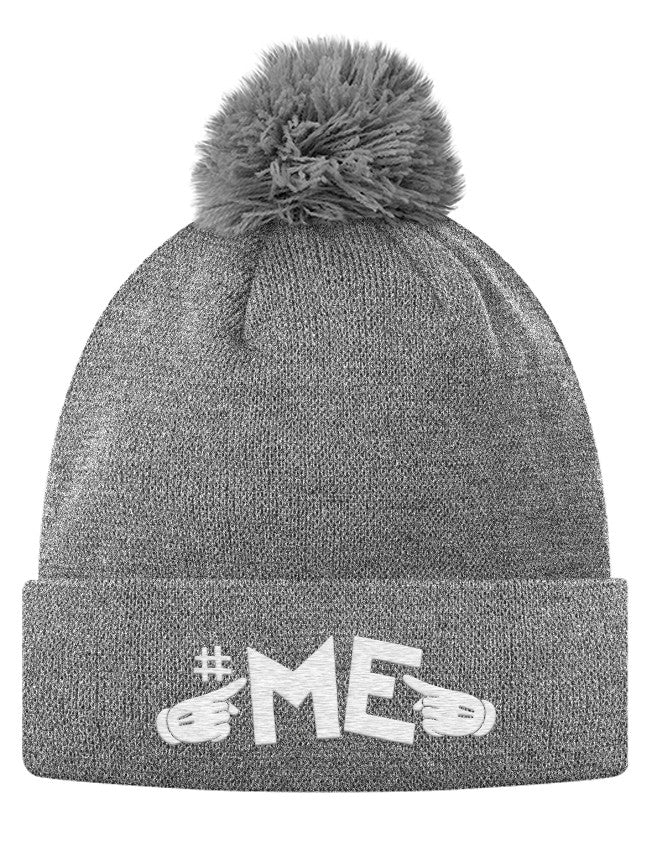 Pom Pom Knit Cap - #ME  - 2