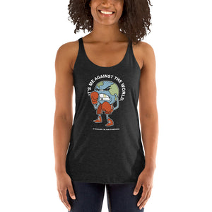 The World Is Against Me Women's Racer-back Tank-top