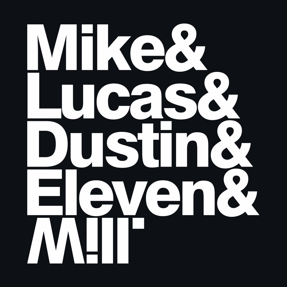 Mike & Lucas & Dustin & Eleven & Will Unisex Hoodie by Sexy Hackers