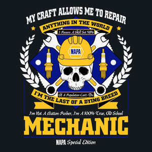 NAPA AUTO PARTS - Last of A Dying Breed Logo Front Pocket Men's Unisex T-shirt