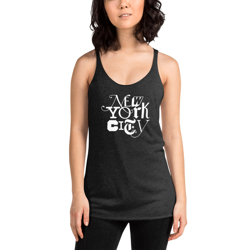New York City Women's Racer-back Tank-top