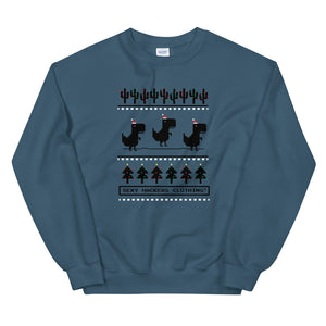 No Internet Dino Ugly Unisex Sweatshirts